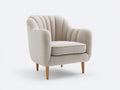 Poltrona - Tessuto - 80 x 84 x 86 cm - Beige chiaro - Stile scandinavo