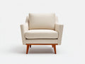 Poltrona - Tessuto - 84 x 88 x 86 cm - Crema - Stile scandinavo
