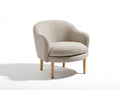 Poltrona - Tessuto - 77 x 80 x 79 cm - Beige sabbia - Design organico